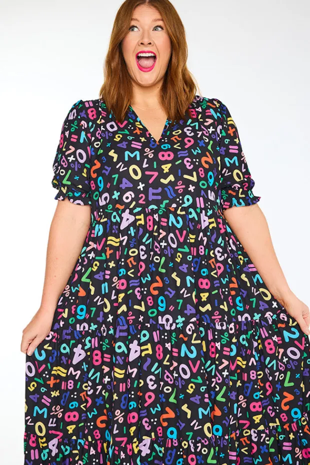 Lorraine Designs Loose Dresses | Casual Dresses*Sylvia Maths Equations Dress