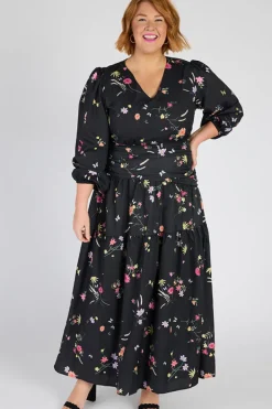 Lorraine Designs Casual Dresses | Fit & Flare Dresses*Tally Butterfly Meadow Maxi Dress