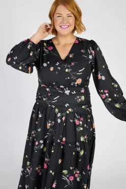 Lorraine Designs Casual Dresses | Fit & Flare Dresses*Tally Butterfly Meadow Maxi Dress