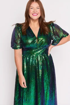 Lorraine Designs Sequin Dresses | Cocktail Dresses*Tamie Green Party Sequins Dress