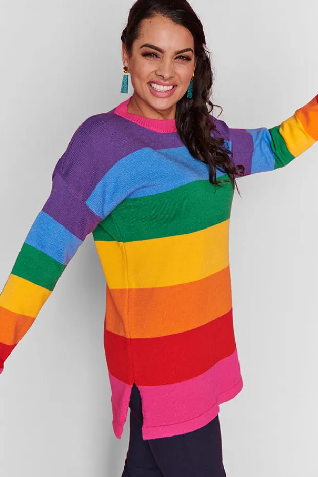 Lorraine Designs Knits & Cardigans*Tara Rainbow Jumper
