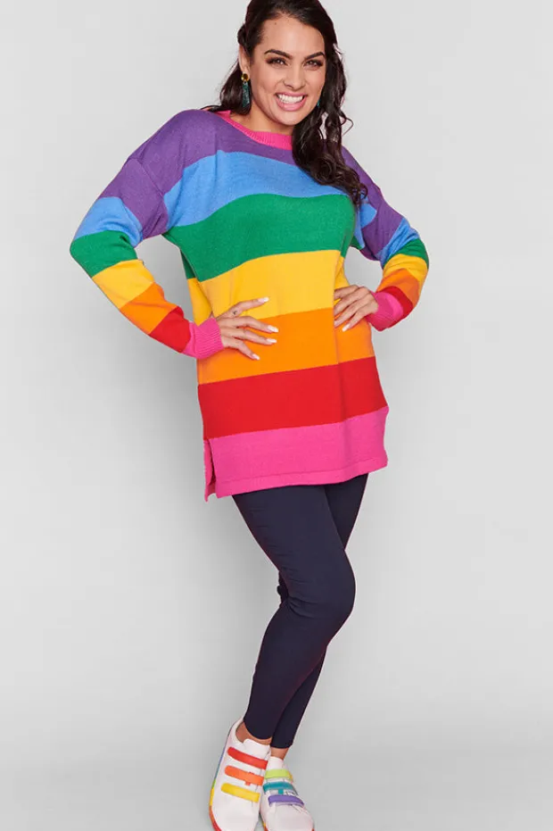 Lorraine Designs Knits & Cardigans*Tara Rainbow Jumper