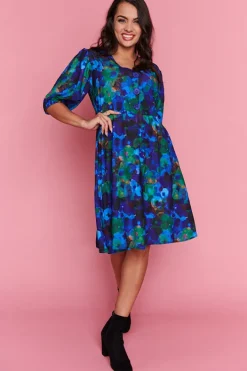 Lorraine Designs Casual Dresses | Fit & Flare Dresses*Tess Midnight Garden Dress