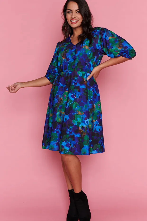 Lorraine Designs Casual Dresses | Fit & Flare Dresses*Tess Midnight Garden Dress
