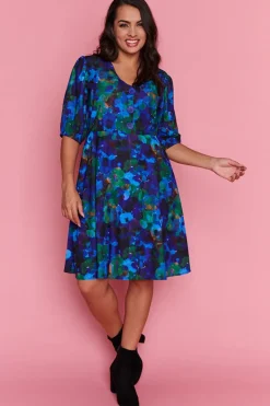 Lorraine Designs Casual Dresses | Fit & Flare Dresses*Tess Midnight Garden Dress