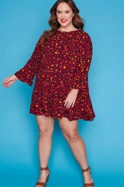 Label of Love Casual Dresses | Shift Dresses*Tommy Maroon Leopard Dress