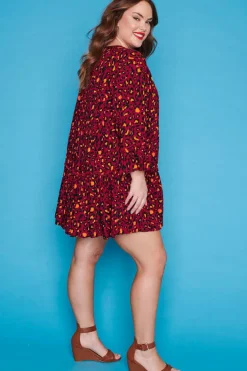 Label of Love Casual Dresses | Shift Dresses*Tommy Maroon Leopard Dress
