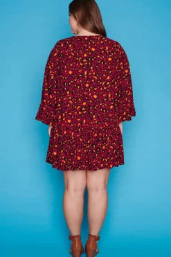 Label of Love Casual Dresses | Shift Dresses*Tommy Maroon Leopard Dress