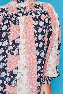 Lorraine Designs Tops*Trissa Peach Floral Top