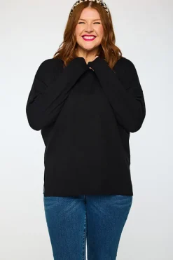 Lorraine Designs Knits & Cardigans*Tully Black Crew Knit