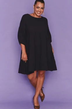 White Closet Casual Dresses | Shift Dresses*Tuscany Black Dress