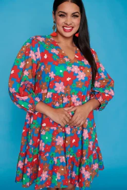 Lorraine Designs Casual Dresses | Shift Dresses*Verona Retro Fields Dress