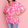 Lorraine Designs Tops*Vivienne Crazy Hearts Top