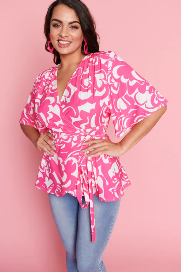 Lorraine Designs Tops*Vivienne Crazy Hearts Top