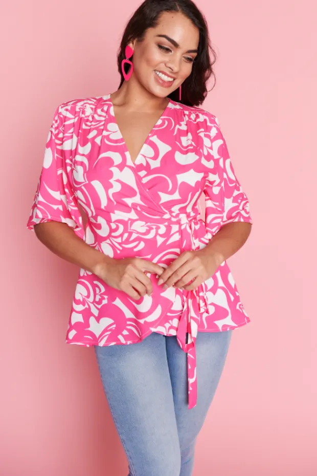 Lorraine Designs Tops*Vivienne Crazy Hearts Top