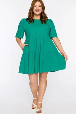 Lorraine Designs Shift Dresses | Loose Dresses*Wilma Green Dress
