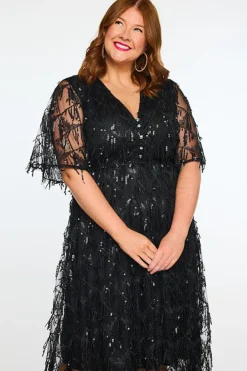 Lorraine Designs Sequin Dresses | Cocktail Dresses*Wonderful Black Party Dress
