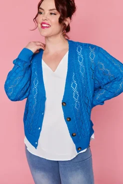 Layo Knits & Cardigans*Yvonne Cobalt Cardi