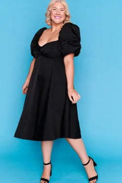 Lorraine Fit & Flare Dresses | Off The Shoulder Dresses*Zalia Black Dress