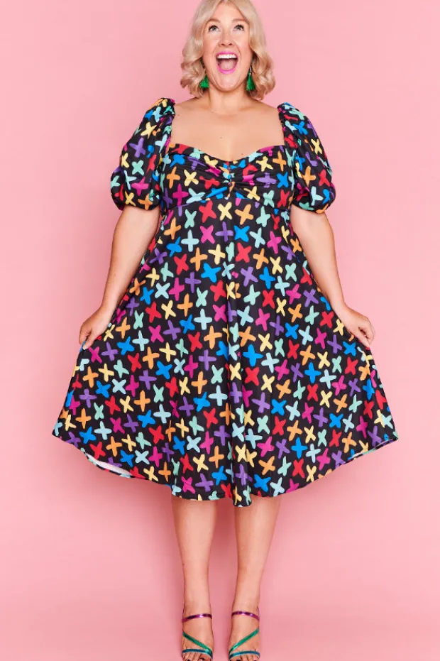 Lorraine Fit & Flare Dresses | Off The Shoulder Dresses*Zalia Criss Cross Dress