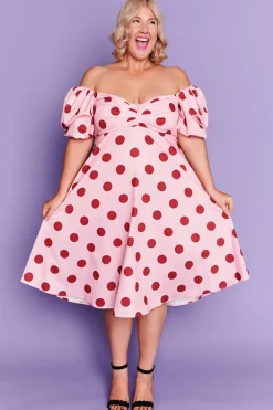 Lorraine Fit & Flare Dresses | Off The Shoulder Dresses*Zalia Sweet Spots Dress