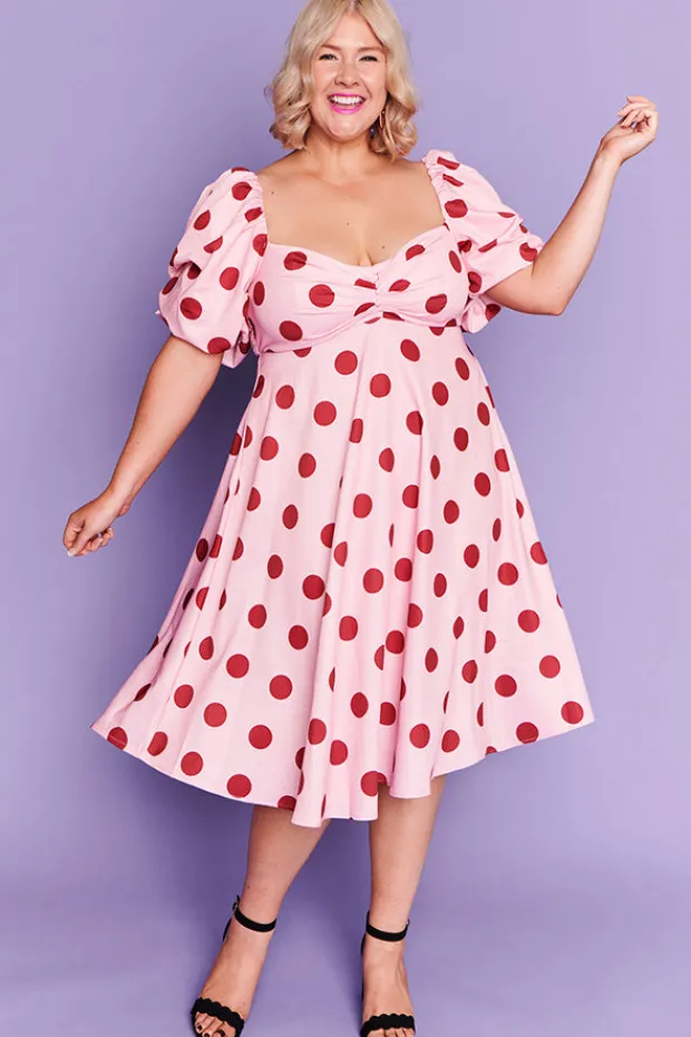 Lorraine Fit & Flare Dresses | Off The Shoulder Dresses*Zalia Sweet Spots Dress