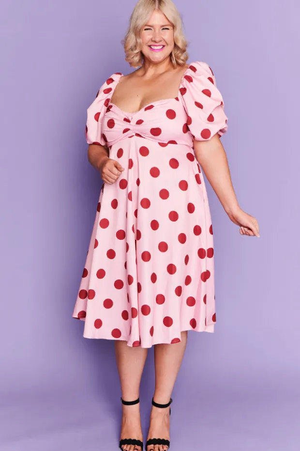 Lorraine Fit & Flare Dresses | Off The Shoulder Dresses*Zalia Sweet Spots Dress