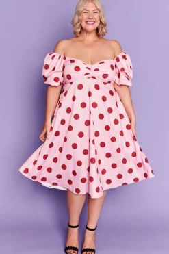 Lorraine Fit & Flare Dresses | Off The Shoulder Dresses*Zalia Sweet Spots Dress