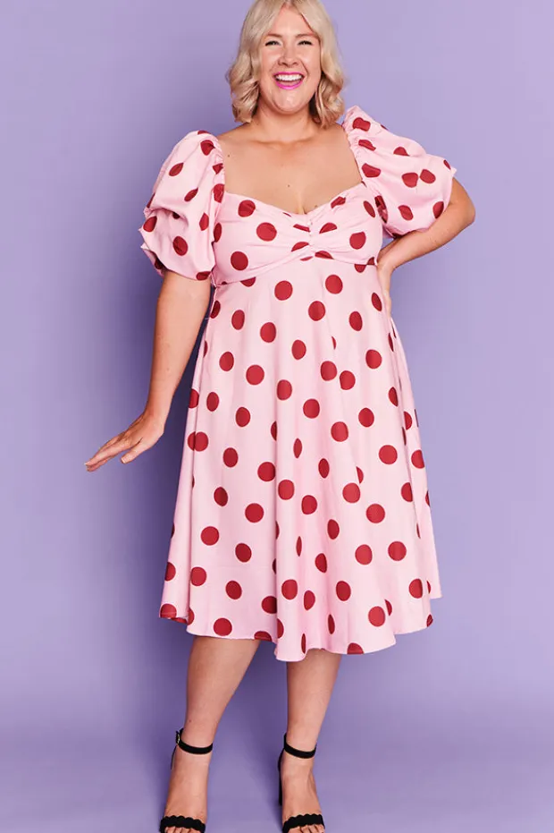 Lorraine Fit & Flare Dresses | Off The Shoulder Dresses*Zalia Sweet Spots Dress