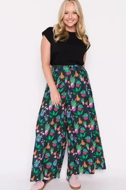 Lorraine Pants & Jeans*Zoey Inky Plants Pant