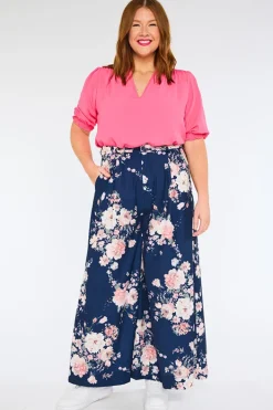 Lorraine Pants & Jeans*Zoey Navy Floral Pant