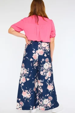 Lorraine Pants & Jeans*Zoey Navy Floral Pant